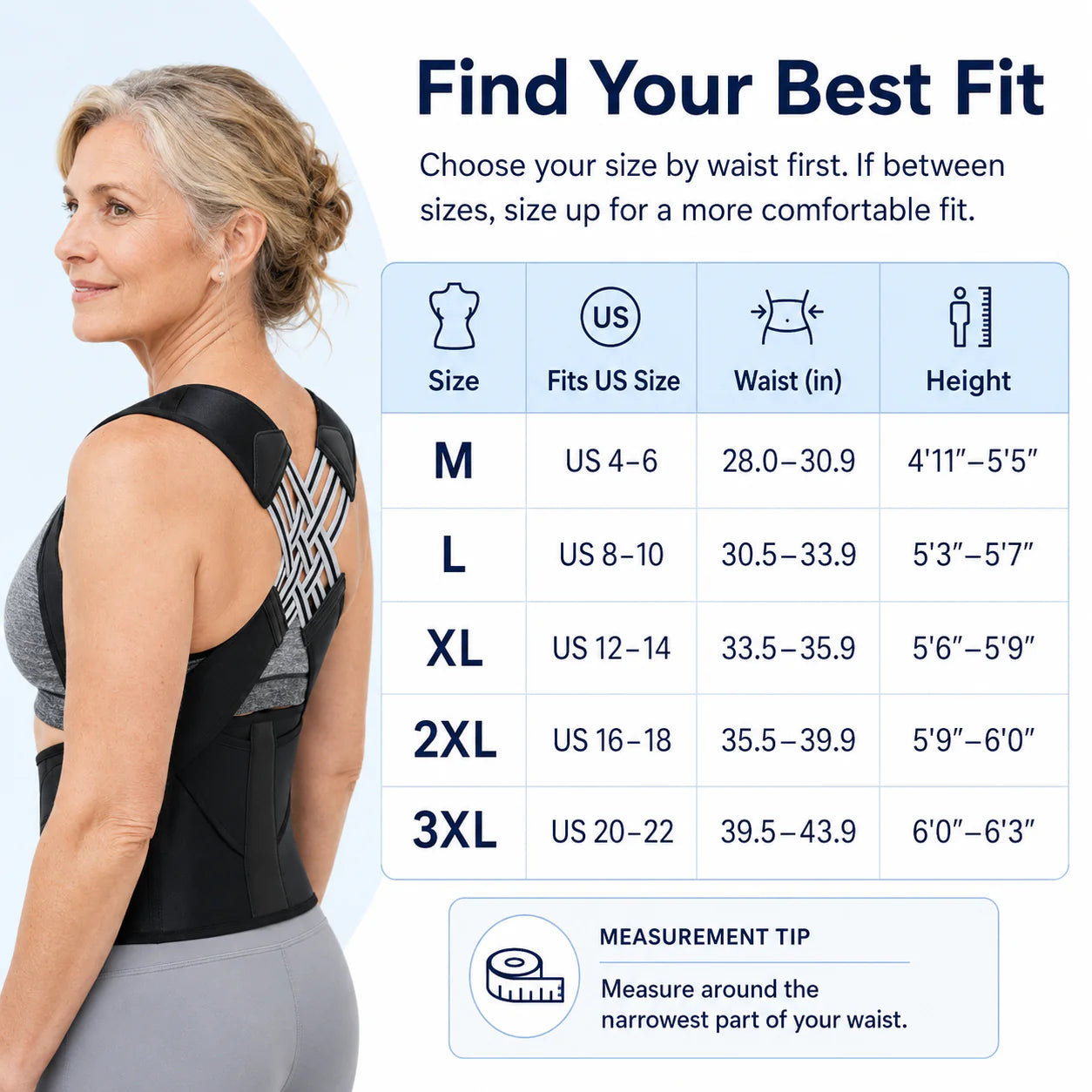 Sizes Chart